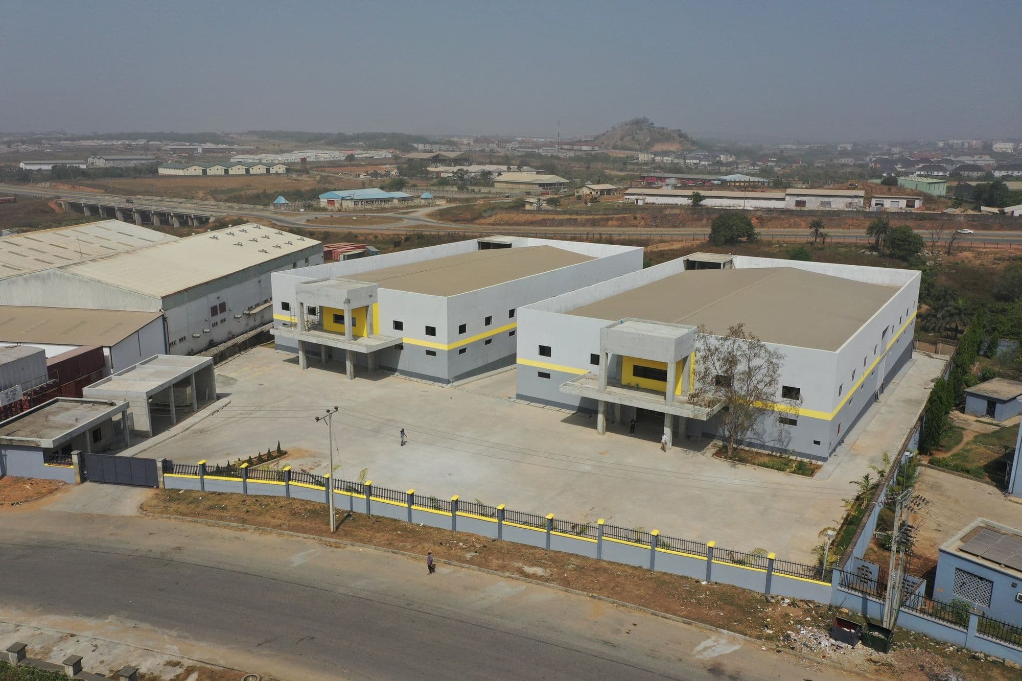 Warehouse units in the Idu Industrial Area, Abuja