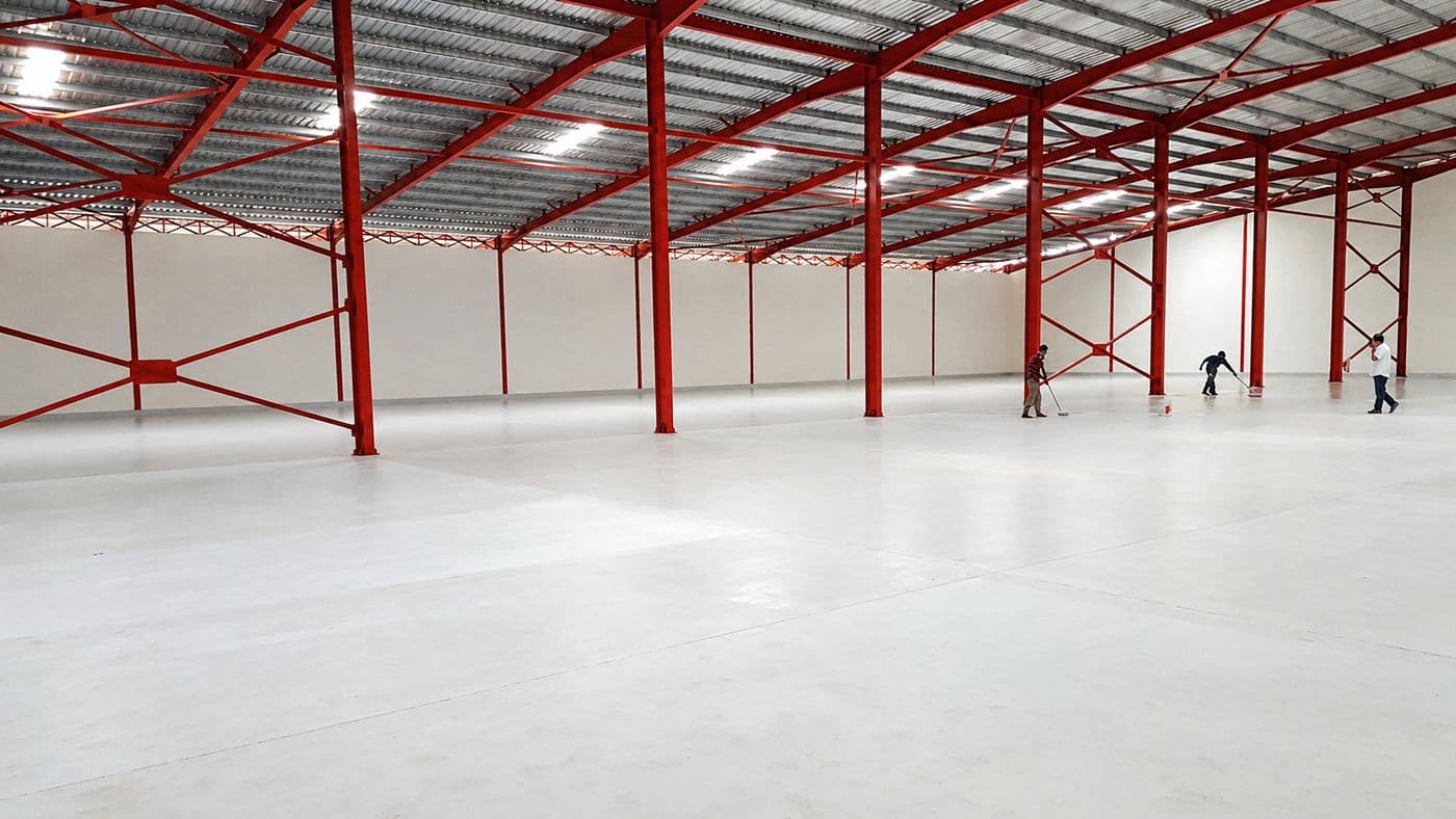 High build epoxy floor coating